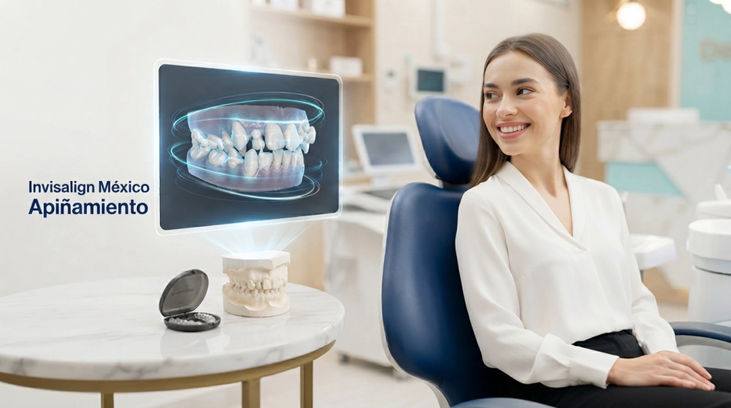 Invisalign México Apiñamiento Banner Invisalign Banner Apiñamiento